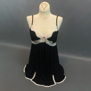 Victoria’s Secret Black Babydoll, size Medium M